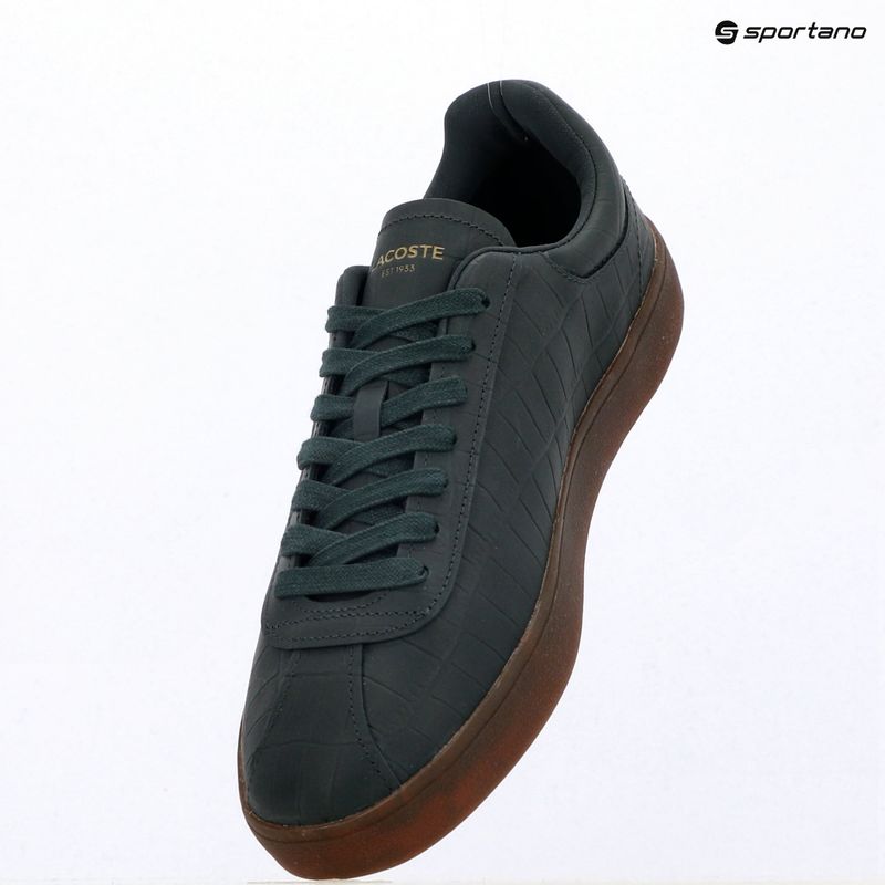 Herrenschuhe Lacoste Baseshot dark green/gum 9