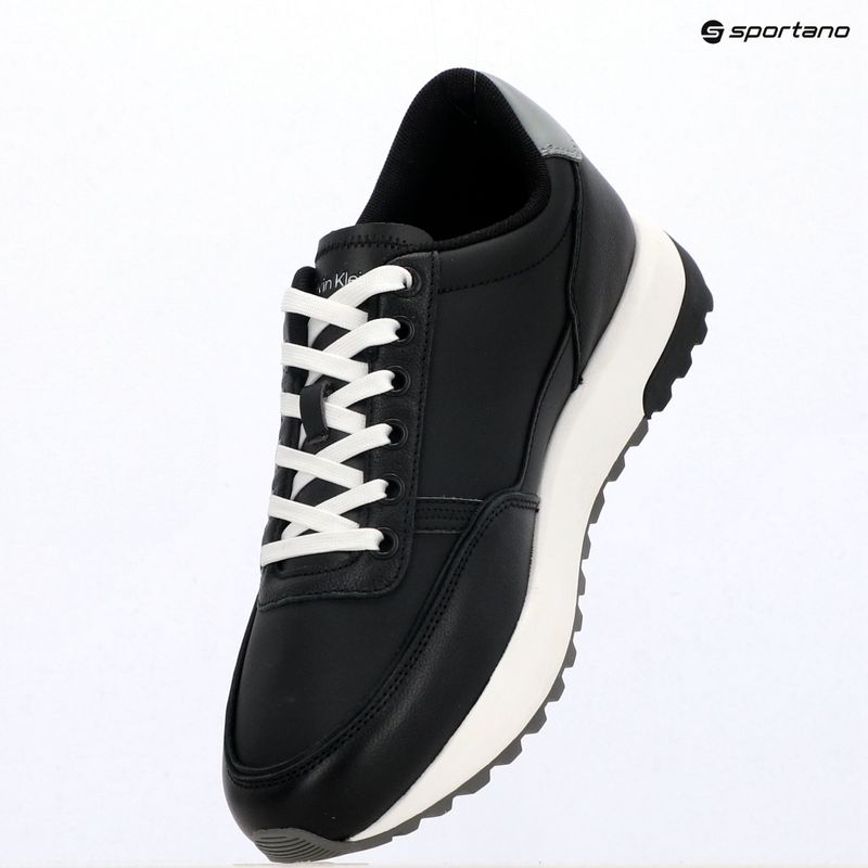 Herren Schuhe Calvin Klein HM0HM02214 City Runner Laceup Leather Mix black/granite road 9