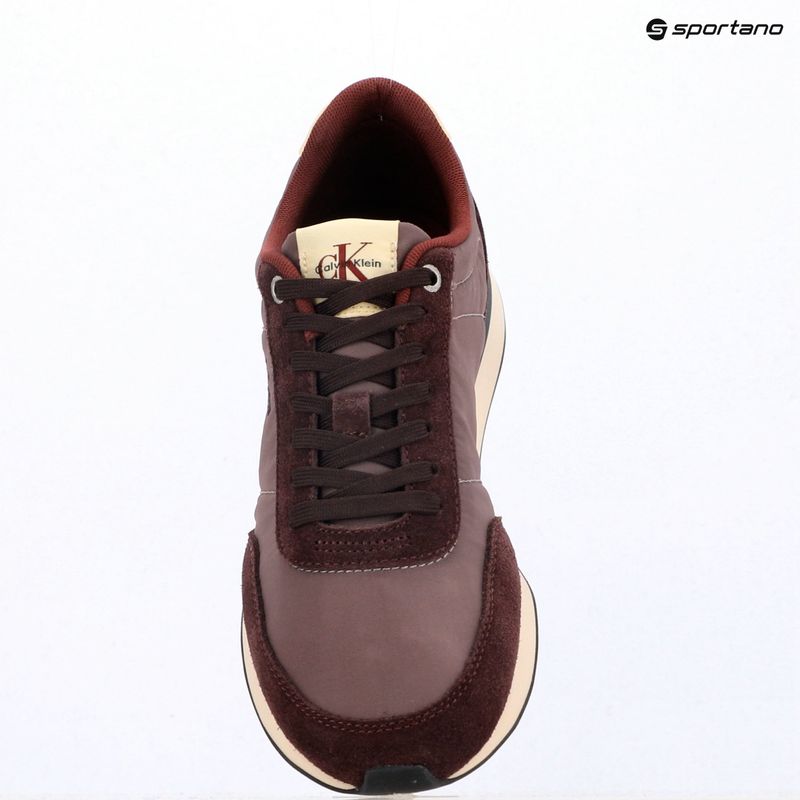 Herrenschuhe Calvin Klein YM0YM01361 Retro Runner Ess Mix Matt bordeaux/peppercorn/vanilla 9