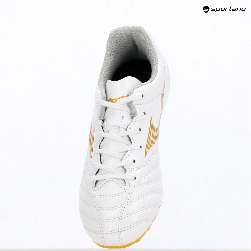 Kinder-Fußballschuhe Mizuno Monarcida Neo III Select AG white/mp gold 11