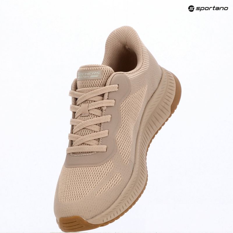 Damenschuhe SKECHERS Bobs Squad 4 Staple Look beige 11
