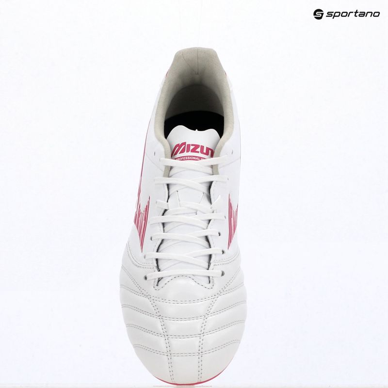Fußballschuhe Mizuno Morelia Neo IV Pro AG white/fuchsia purple/fuchsia purple 12