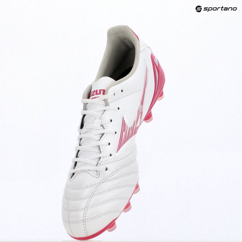 Fußballschuhe Mizuno Morelia Neo IV Pro FG white/fuchsia purple/fuchsia purple 12