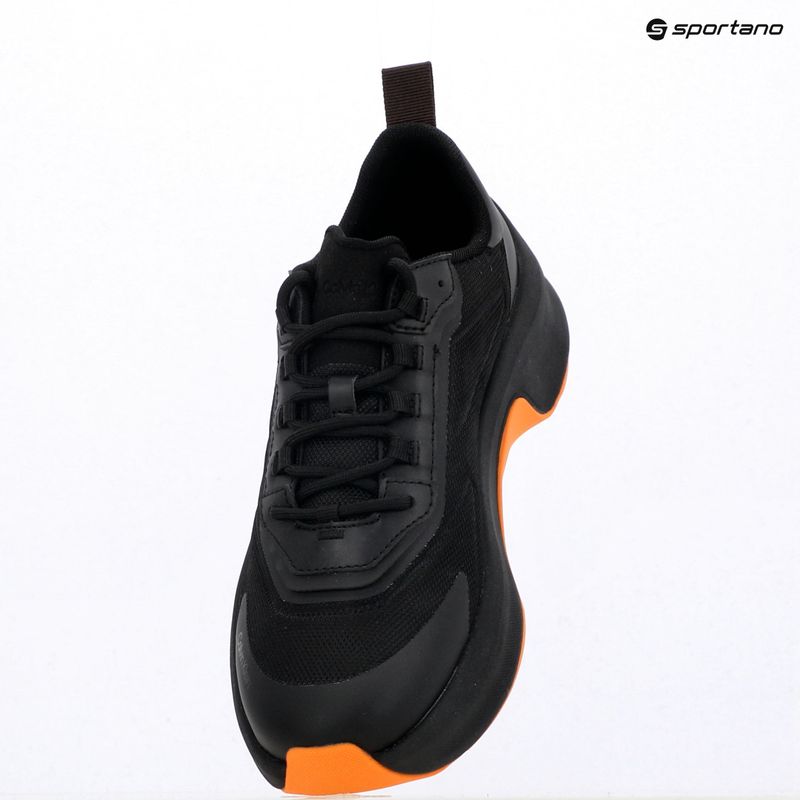 Herren Schuhe Calvin Klein Volumax Chunky Runner Trainers HM0HM02224 black/vivid tangerine 9