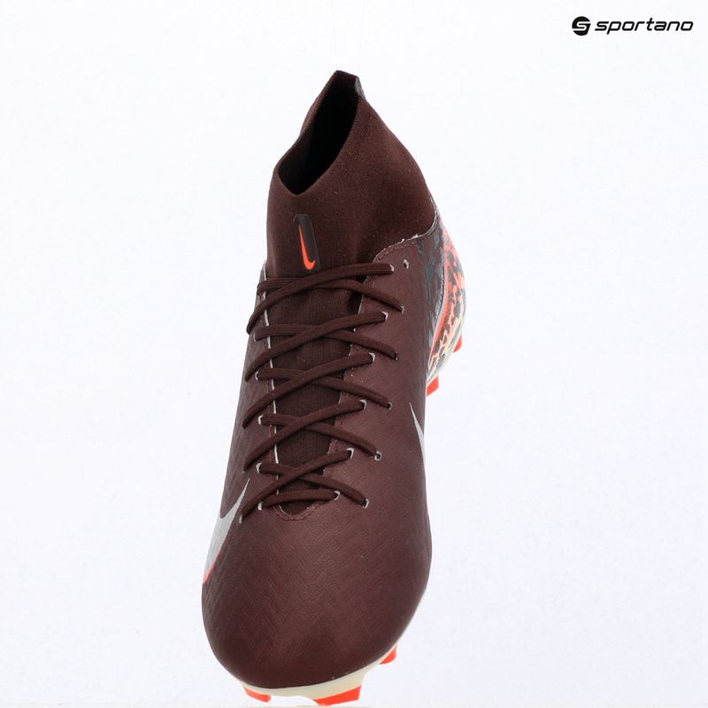 Herren-Fußballschuhe Nike United Mercurial Superfly 10 Academy MG burgundy crush/metallic silver 9