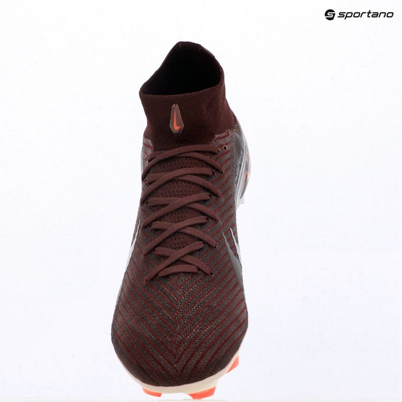 Herren-Fußballschuhe Nike United Superfly 10 Elite burgundy crush/university red/fossil/metal silver 10