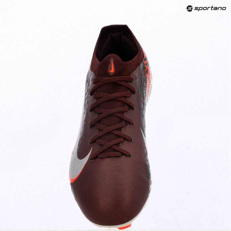 Kinder-Fußballschuhe Nike United Jr. Mercurial Vapor 16 Pro FG burgundy crush/metallic silver 9