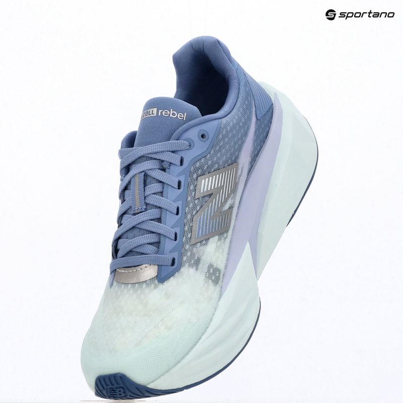 Damen-Laufschuhe New Balance FuelCell Rebel V5 fairweather blue/glint blue 18