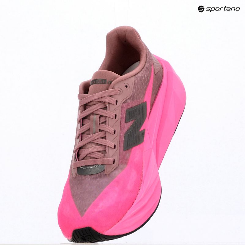Damen-Laufschuhe New Balance FuelCell Rebel V5 pink heat/rosewood 21