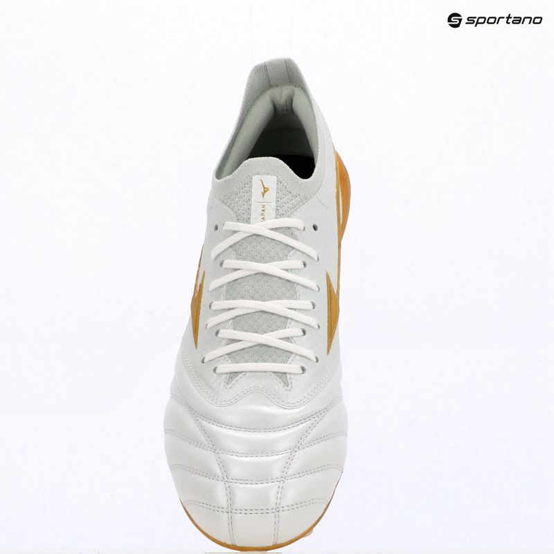 Fußballschuhe Mizuno Morelia Neo IV Beta Japan FG white/mp gold/cool gray 3c 12