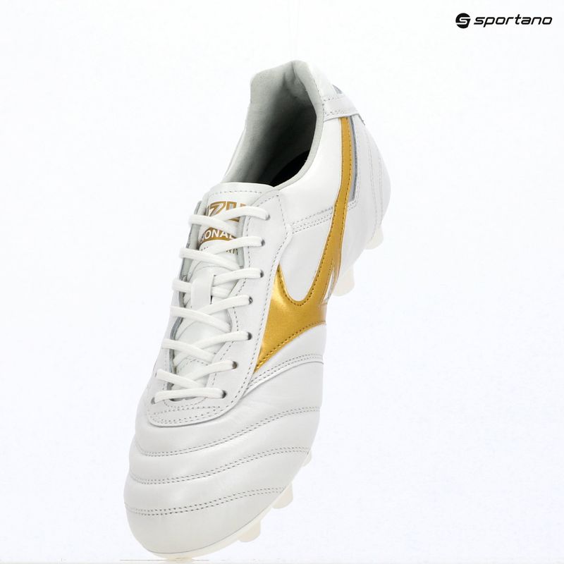 Fußballschuhe Mizuno Morelia II Japan FG white/football gold/galaxy silver 12
