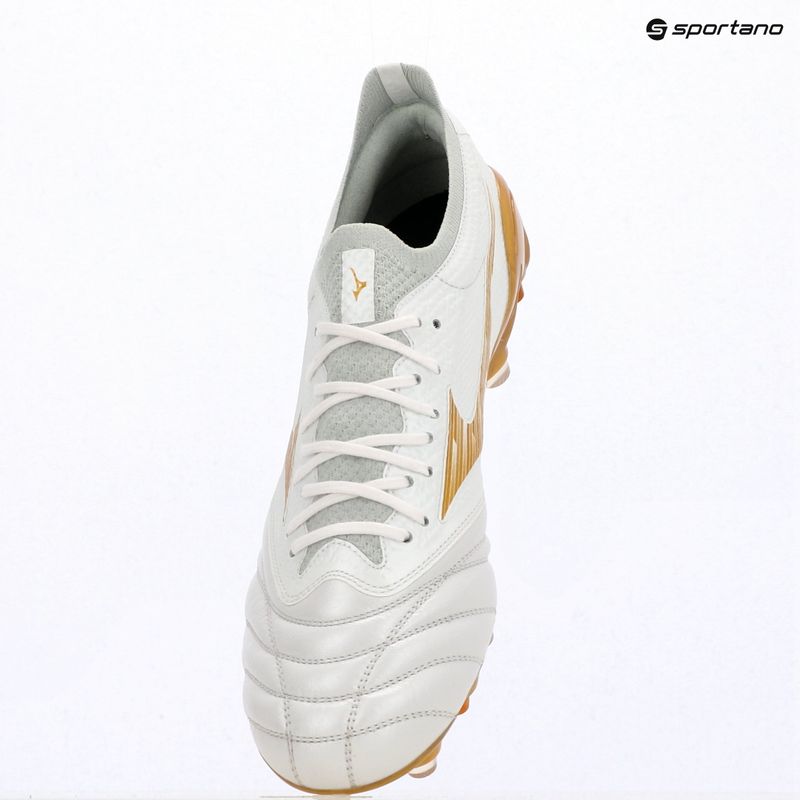 Fußballschuhe Mizuno Morelia Neo IV Beta Elite Mix white/mp gold/cool gray 3c 12