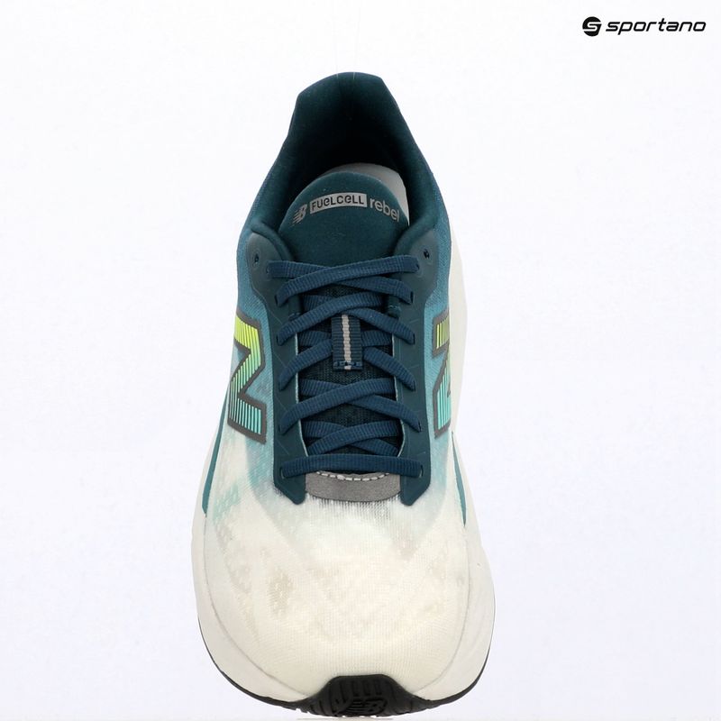 Herren-Laufschuhe New Balance FuelCell Rebel V5 medusa green/faded teal 19