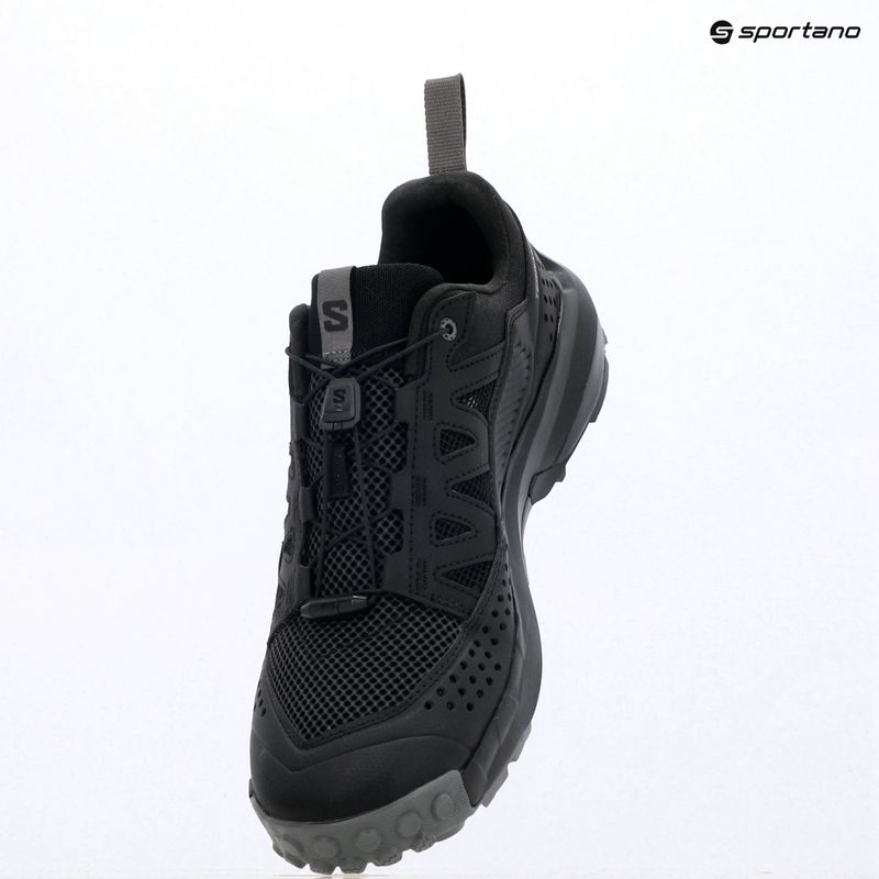Herren-Wanderschuhe Salomon Techamphibian 5 black/black/castlerock 10