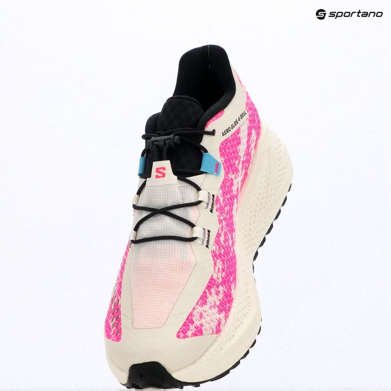 Herren-Laufschuhe Salomon Aero Glide 4 GRVL vanilla ice/knockout pink/black 10