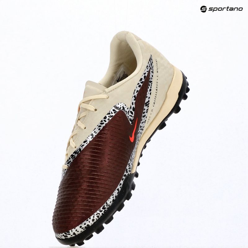 Herren-Fußballschuhe Nike United Phantom 6 Low Academy TF burgundy crush/fossil/university red 14