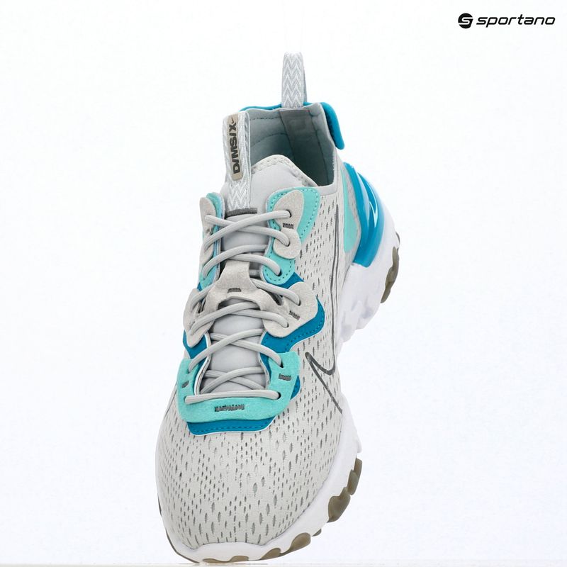 Herren Schuhe Nike React Vision pure platinum/aquamarine/smoke grey 14