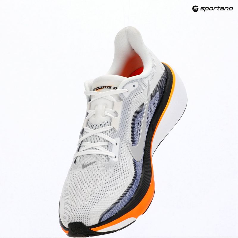 Herren-Laufschuhe Nike Pegasus 42 white/lapis/total orange/metallic silver 14