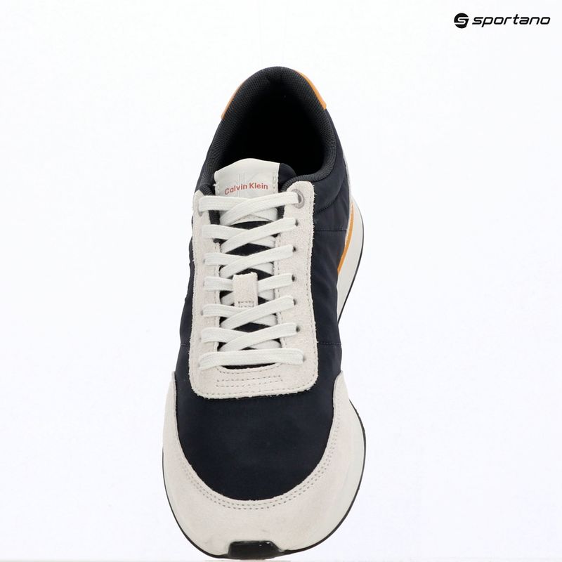 Herren Schuhe Calvin Klein YM0YM01361 Retro Runner Ess Mix Mat vaporous white/casual bluee/cooling 9