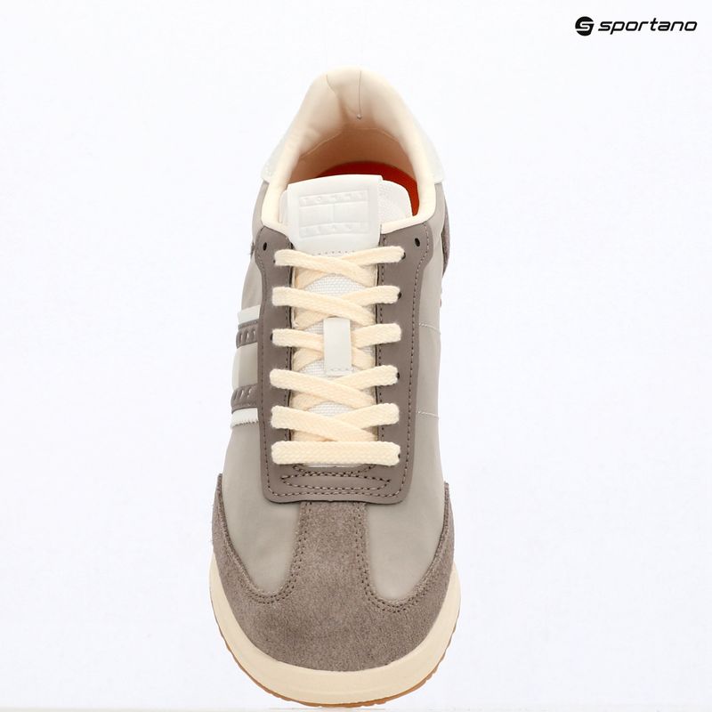 Herren Schuhe Tommy Jeans Retro Runner Cleated Mix porcini taupe 9