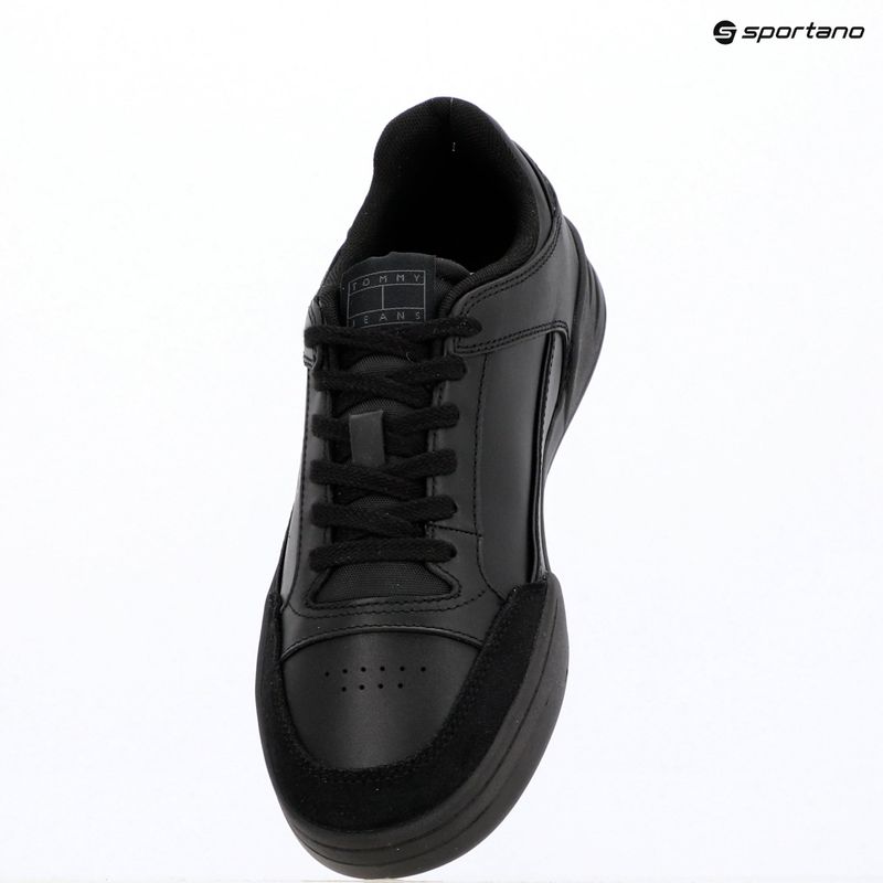 Herren Schuhe Tommy Jeans Cupsole Leather black 9