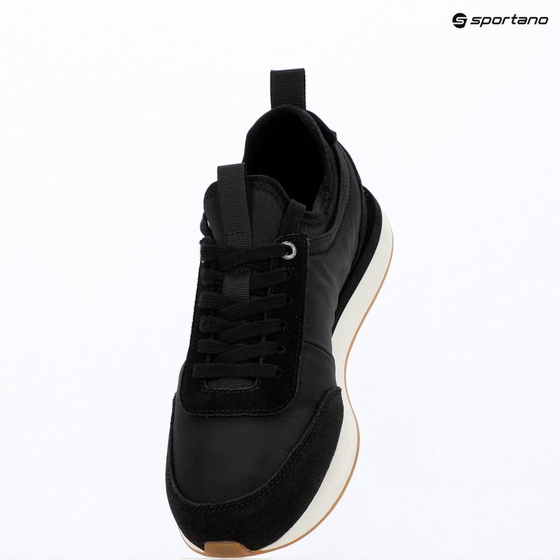 Damen-Schuhe Calvin Klein YW0YW02060 Retro Runner Sock Laceup Mix Mat black/gyn metal/gum 9