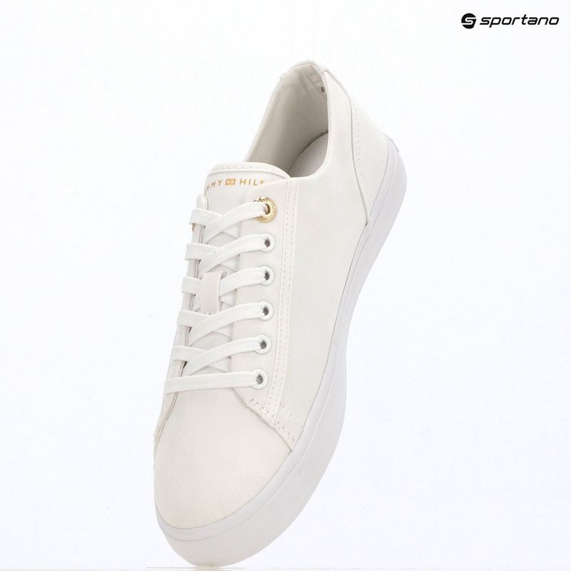 Damen-Turnschuhe Tommy Hilfiger Foxing Sneaker Canvas white 9