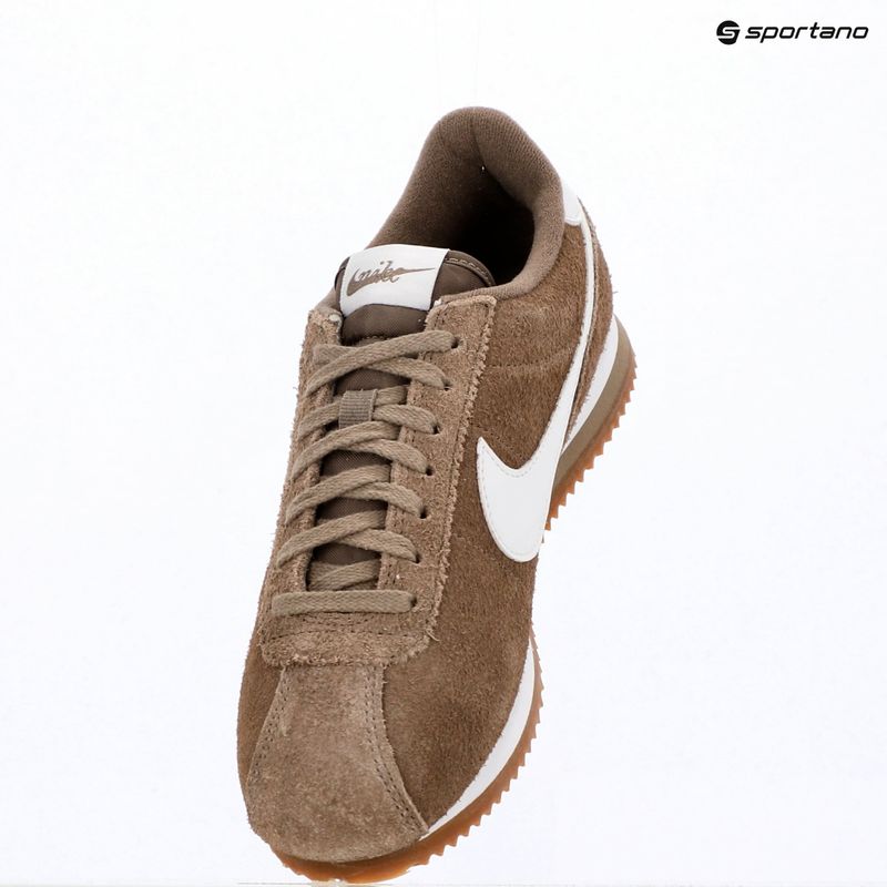 Damen-Schuhe Nike Cortez Vintage Suede mink brown/gum med brown/white 10
