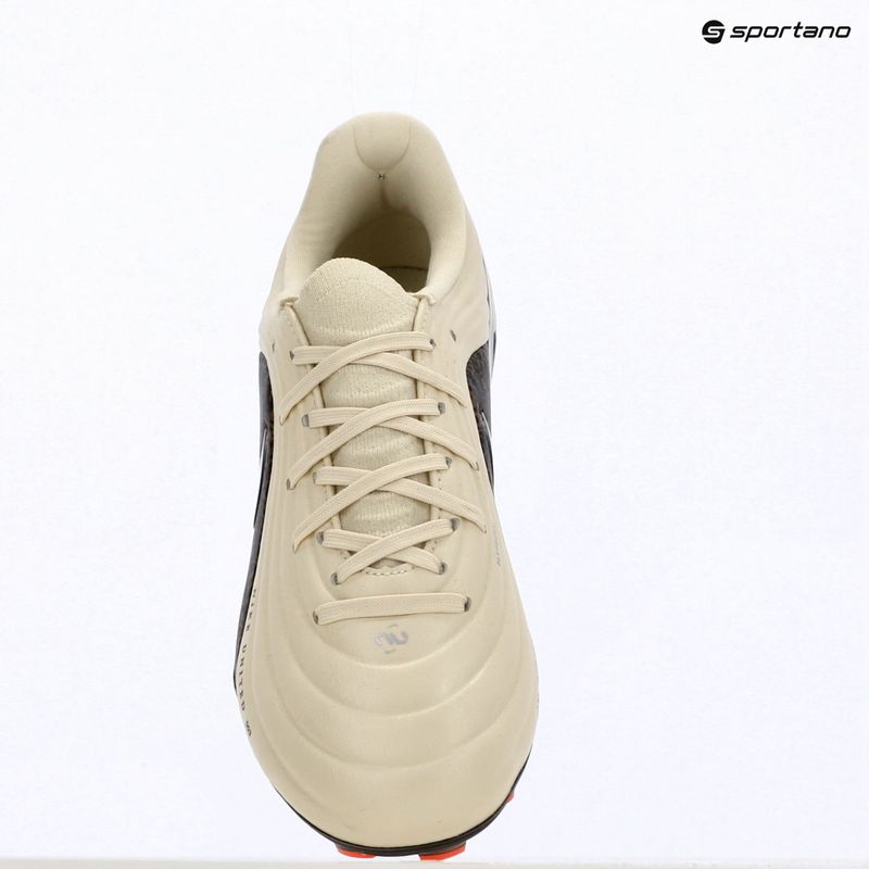 Kinder-Fußballschuhe Nike United Jr. Tiempo Maestro Academy MG fossil/burgundy crush/metallic silver 11