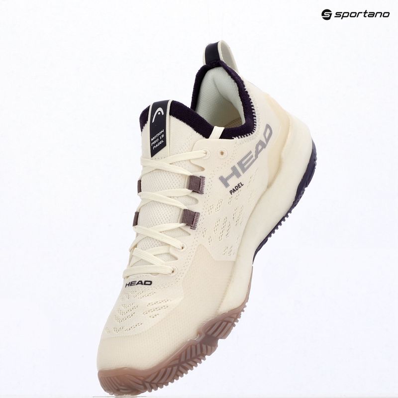 Damen Padel-Schuhe HEAD Motion Pro 1.5 chalk white/purple 17
