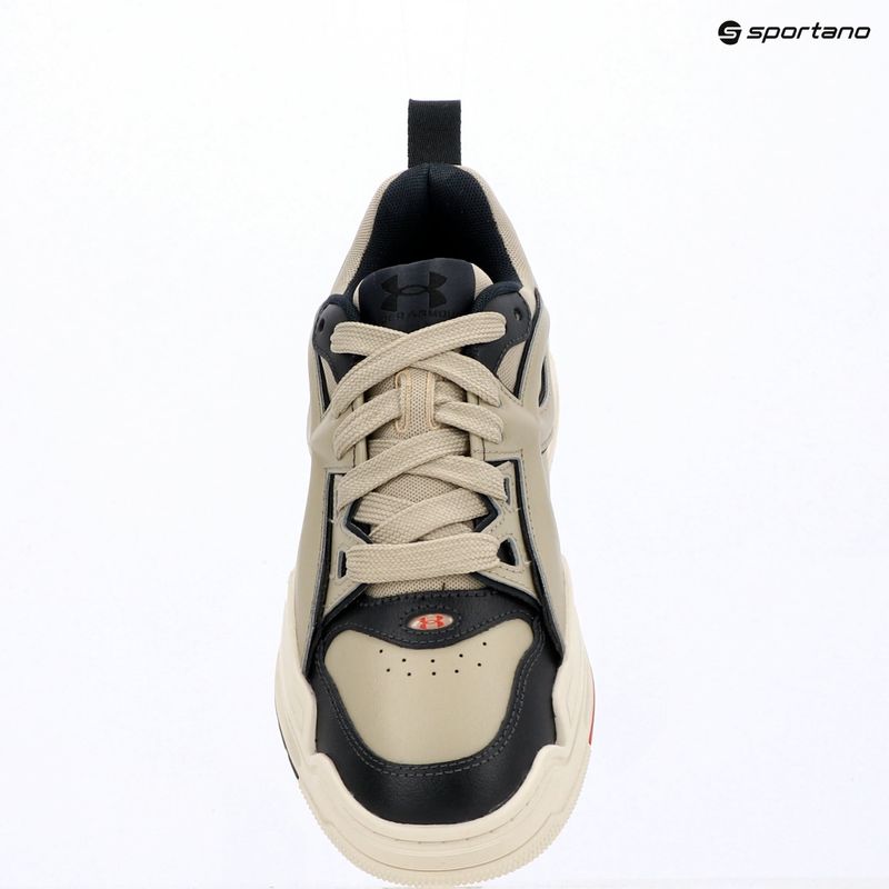 Trainingsschuhe Under Armour HB-LO desert sand/stone/racer red 9