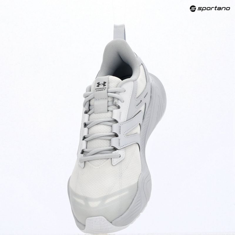 Herren-Trainingsschuhe Under Armour Charged Commit TR 5 white/halo gray/castlerock 9