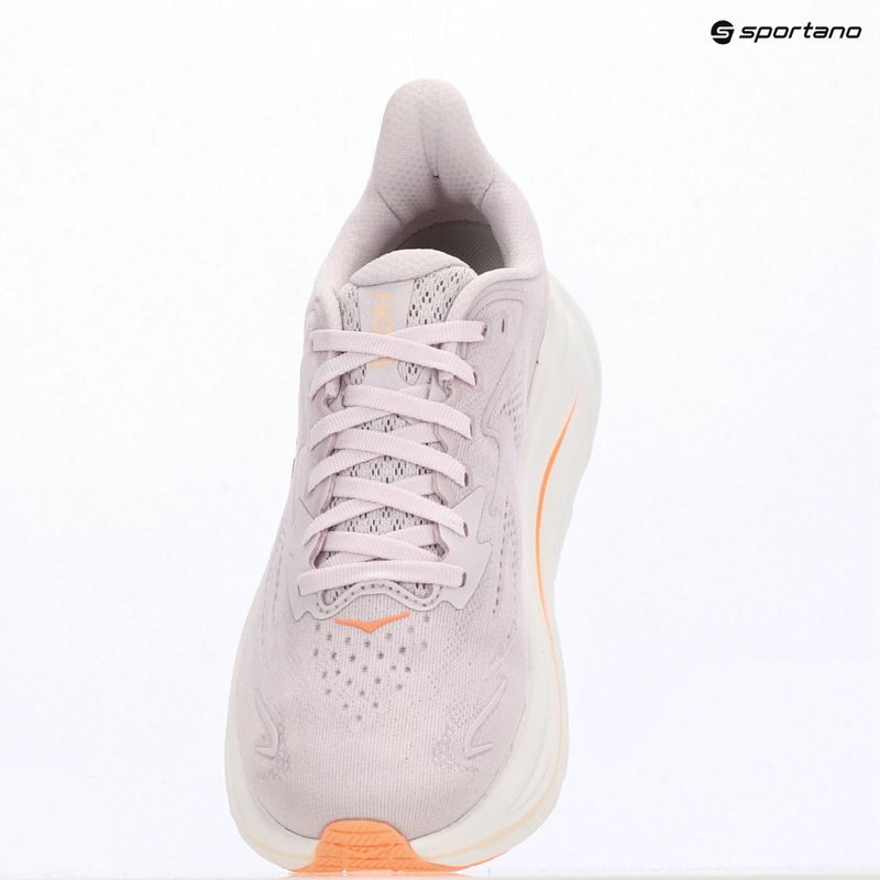 Damen-Laufschuhe HOKA Clifton 10 lilac cream/tangerine glow 18