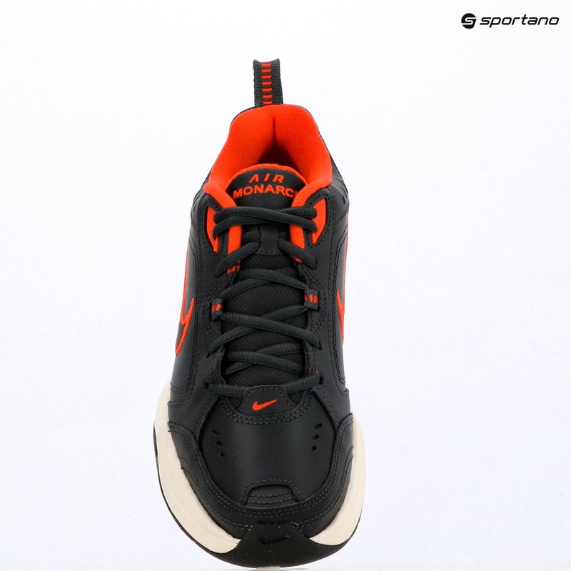 Herren Trainingsschuhe Nike Air Monarch IV dark smoke grey/picante red/black 13