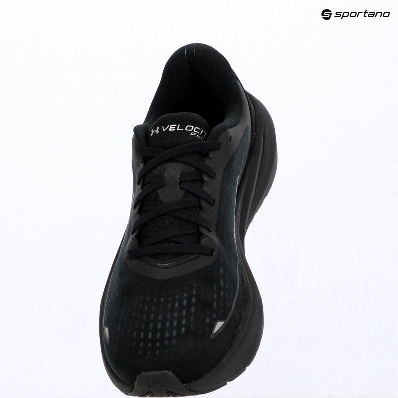 Herren-Laufschuhe Under Armour Velociti Pace black/black/metallic silver 10