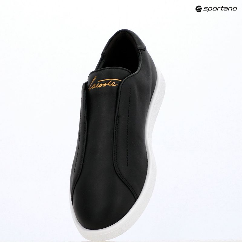 Herrenschuhe Lacoste Linecourt Slip-On black/white 9