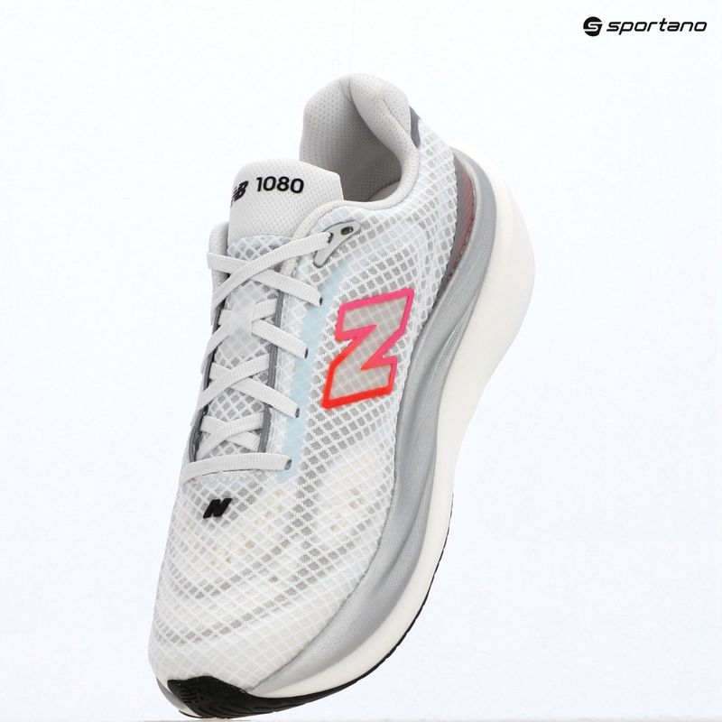 Herren-Laufschuhe New Balance 1080's V15 103 white/pink heat/tangerine heat 9