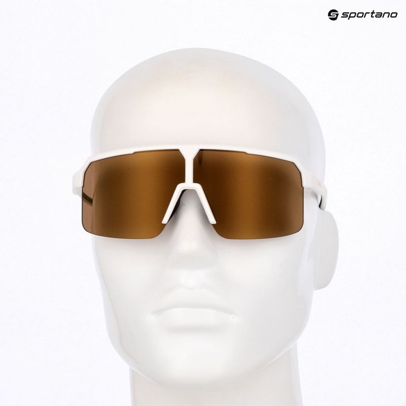 Sonnenbrille UVEX Ramp white matt/mirror gold 7