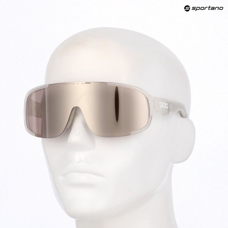 Sonnenbrille POC Aspire translucent/clarity road/sunny silver 8