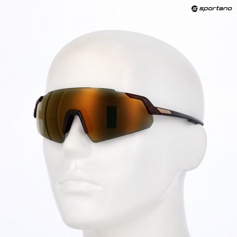 Sonnenbrille Alpina Turbo Air Q-Lite red translucent matte/gold mirror/pink 7