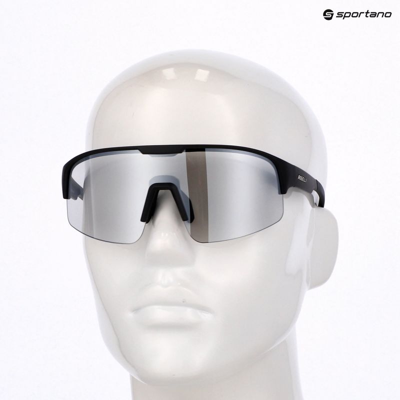 Sonnenbrille Rogelli Mirage Photochromatic black/silver mirror 7