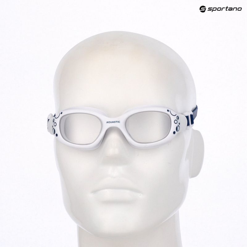 Kinder-Schwimmbrille AQUASTIC Spinny blue 13