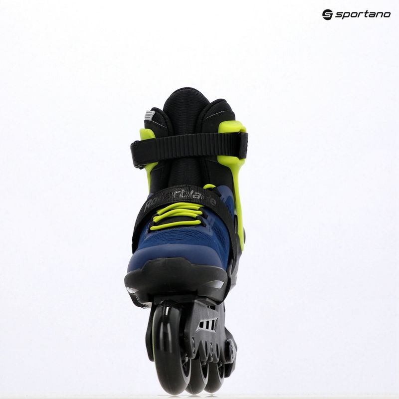 Kinder-Inlineskates Rollerblade Microblade 3WD Jr blue royal/lime 10