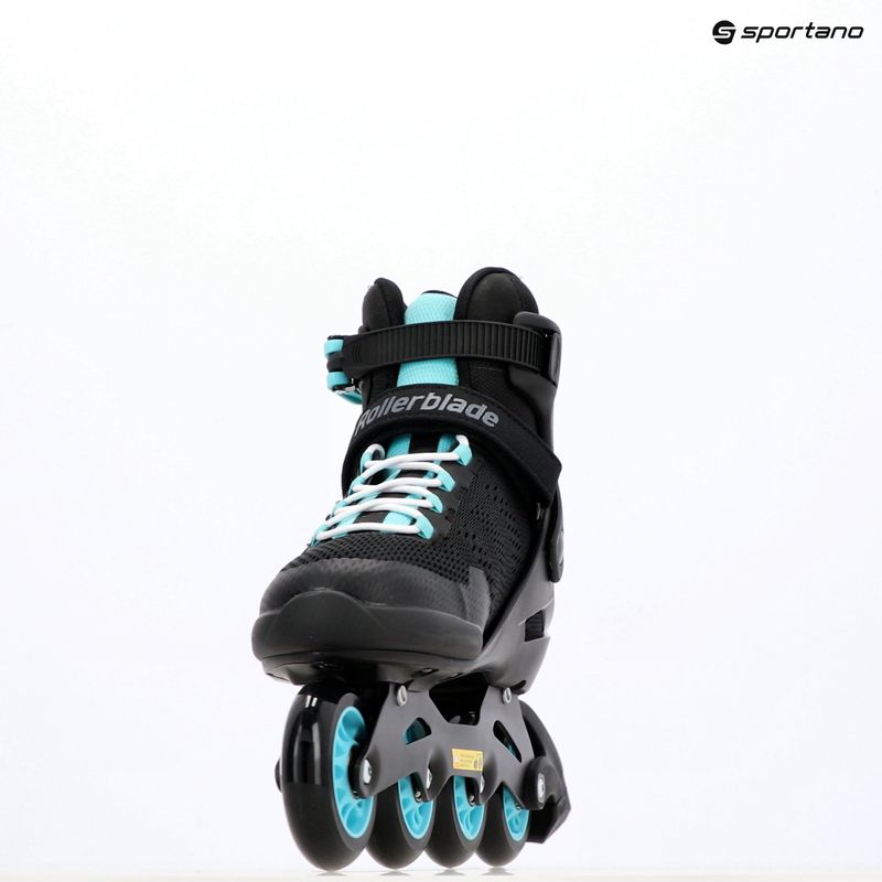 Damen Inlineskates Rollerblade Sirio 80 W black/teal blue 10
