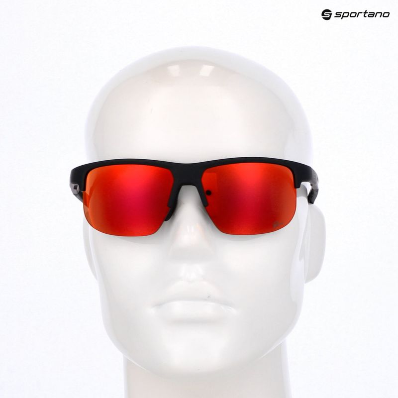 Sonnenbrille Alpina Eagle Q-Lite black matte/red mirror 7