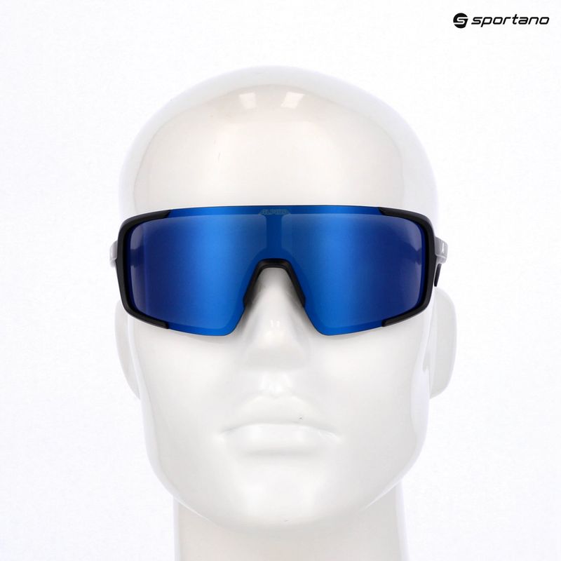 Sonnenbrille Alpina Lumin black matt/blue mirror 7
