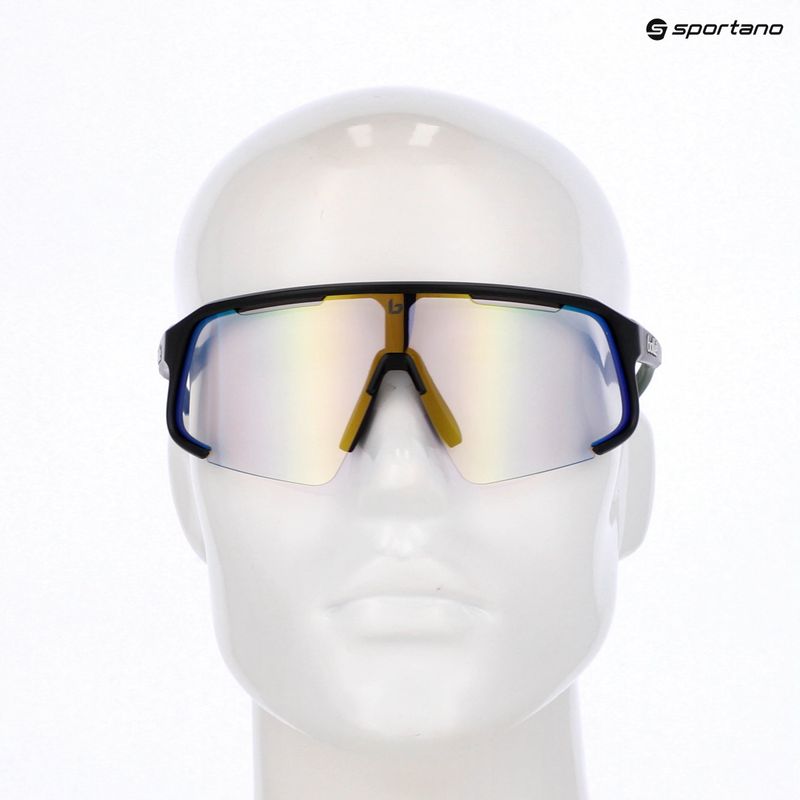 Bollé Speedchaser schwarz matt/phantomklar grün phototrope Sonnenbrille 3