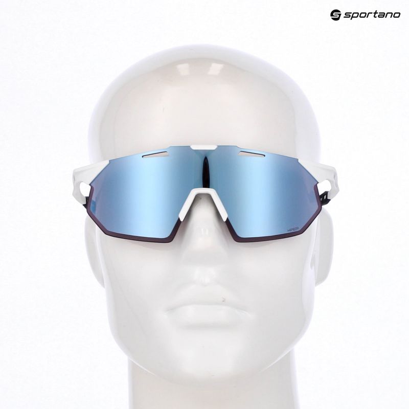 100% Hypercraft SQ soft tact weiß/hyperblau Multilayer-Sonnenbrille 5
