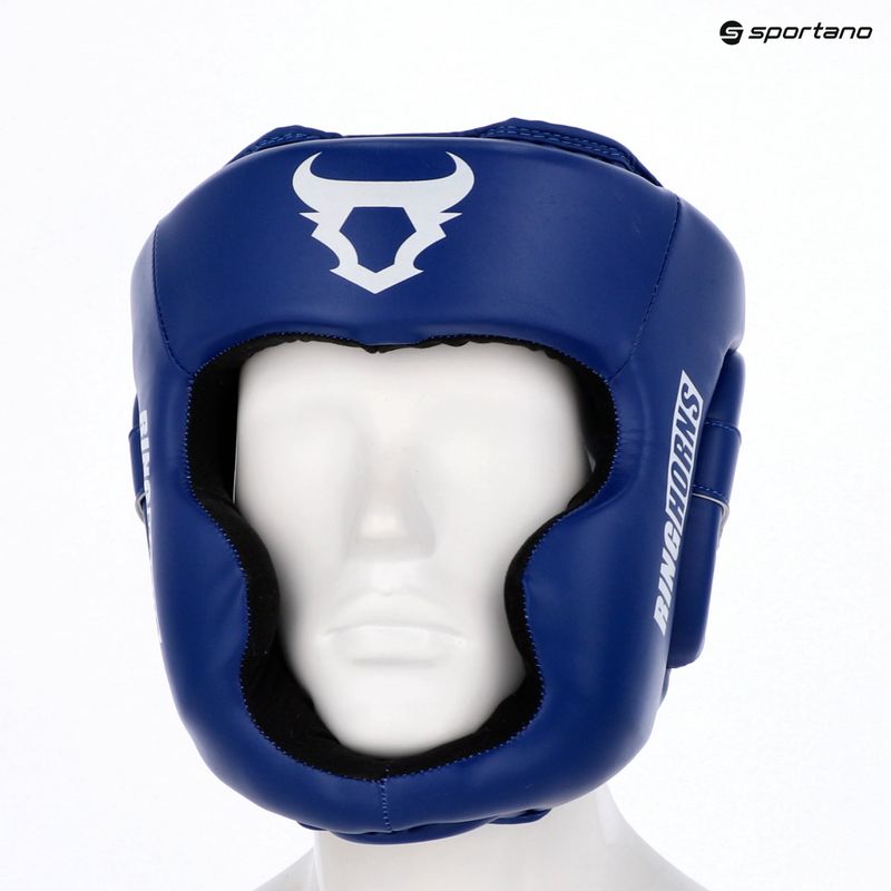 Boxhelm Venum Ringhorns Charger Headgear navy blue/red 8