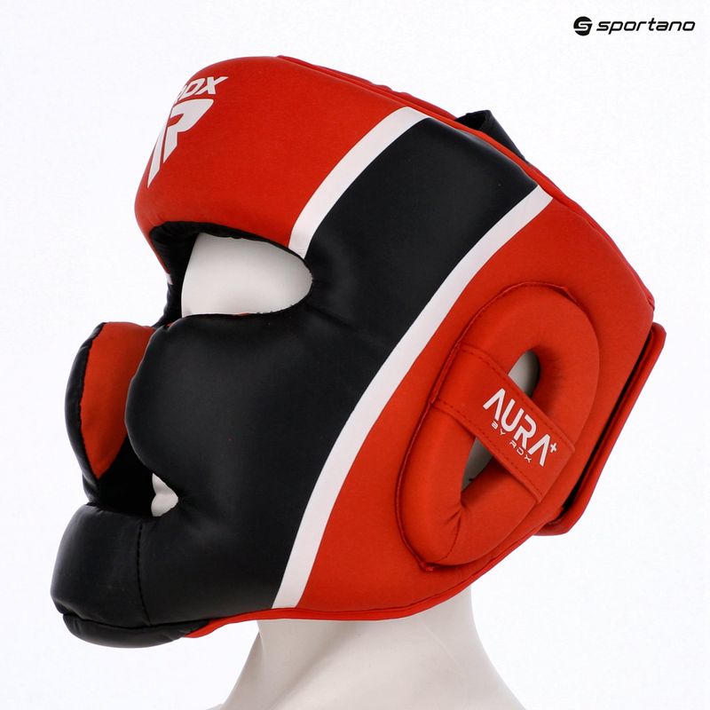 Boxhelm RDX Head Guard Aura Plus T-17 red 7